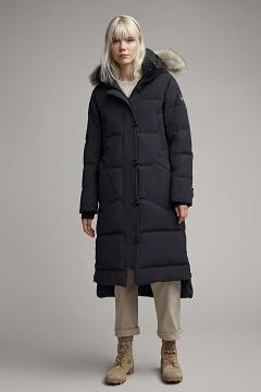 Chamarras Canada Goose Mujer Mexico - Aldridge Abrigos Black Label Azul Marino QC2597486